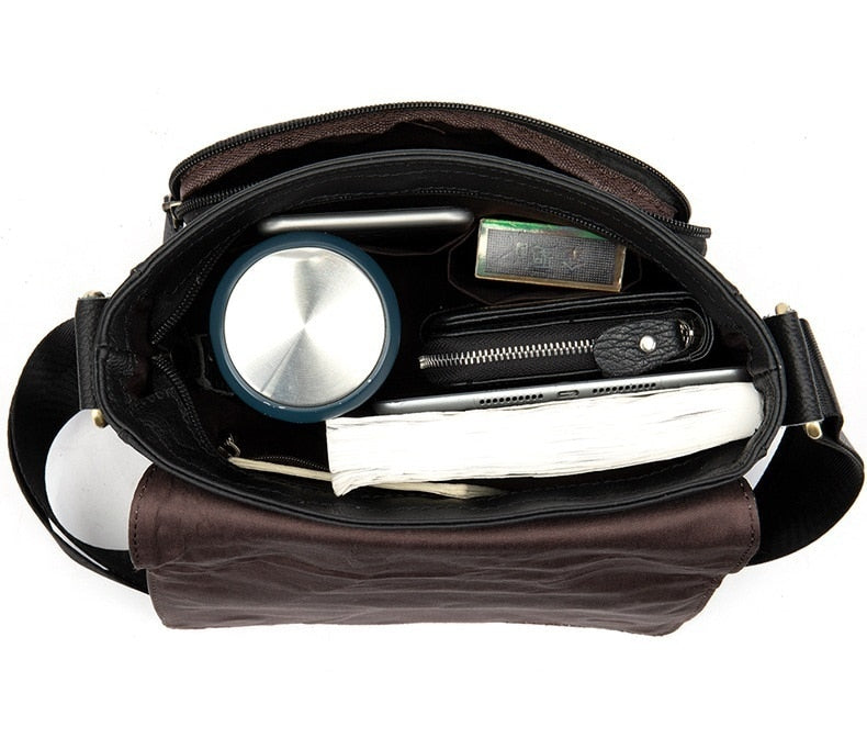 Morral Cuero Genuino