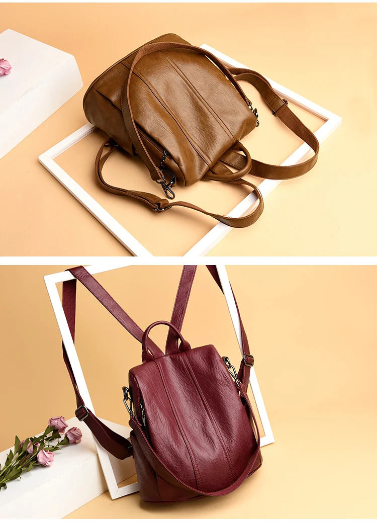 Mochila María Lucía (Cuero PU)