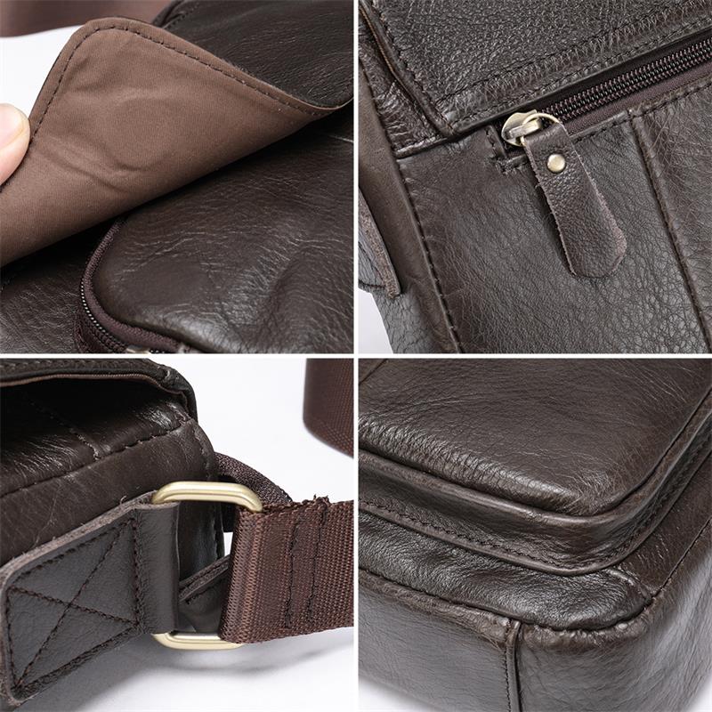 Morral Cuero Genuino