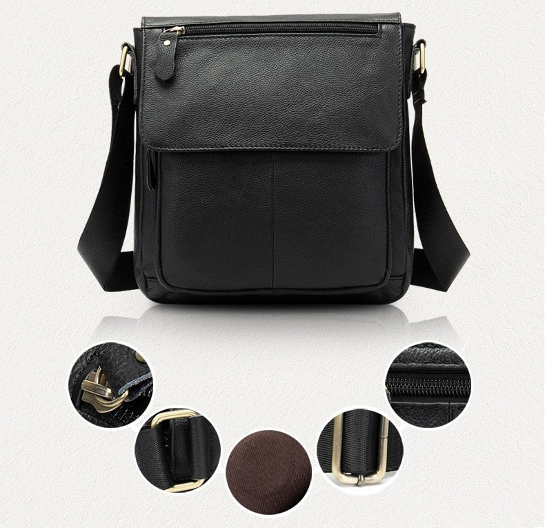 Morral Cuero Genuino