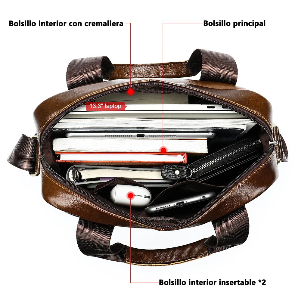 Morral Percy (Cuero PU y Genuino)