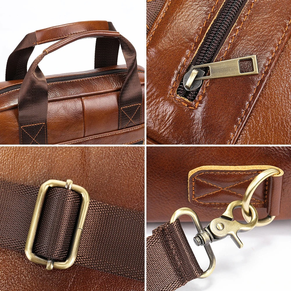 Morral Percy (Cuero PU y Genuino)